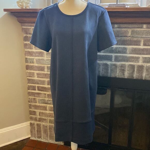 Anthropologie-  Hayden Sueded Tee Dress size xl - Picture 4 of 12